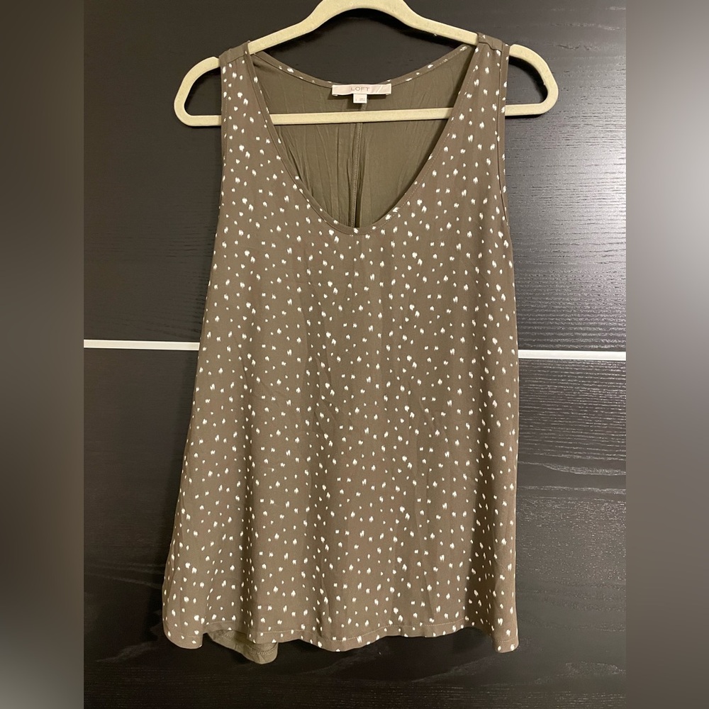 Loft flowy tank top. Size large